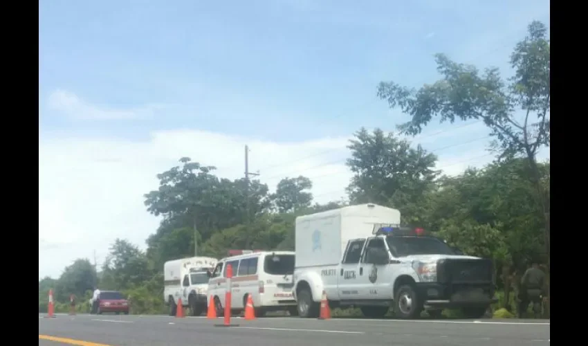 La ambulancia es del hospital de Soná