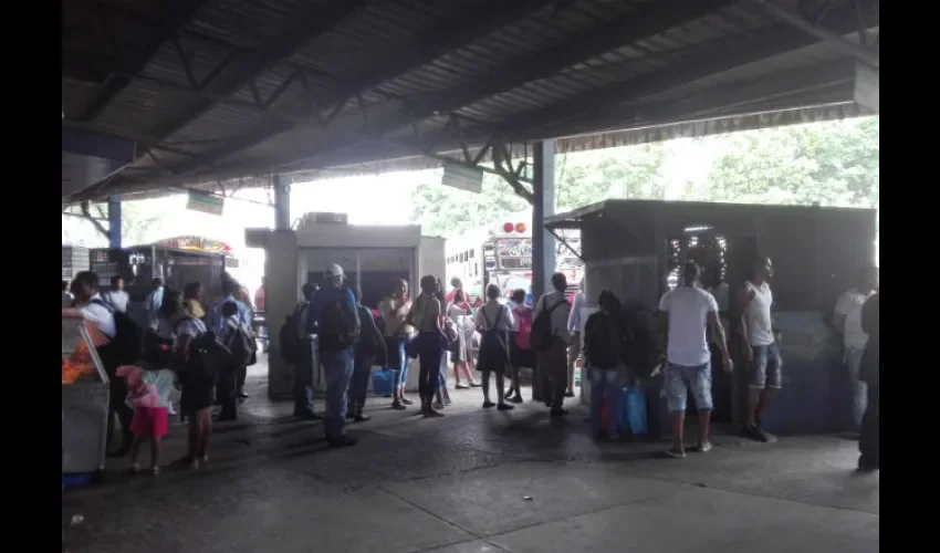 La terminal de transporte opera desde más de 30 años.