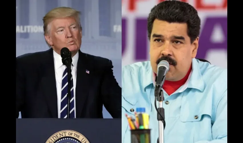 Nicolás Maduro y Donald Trump