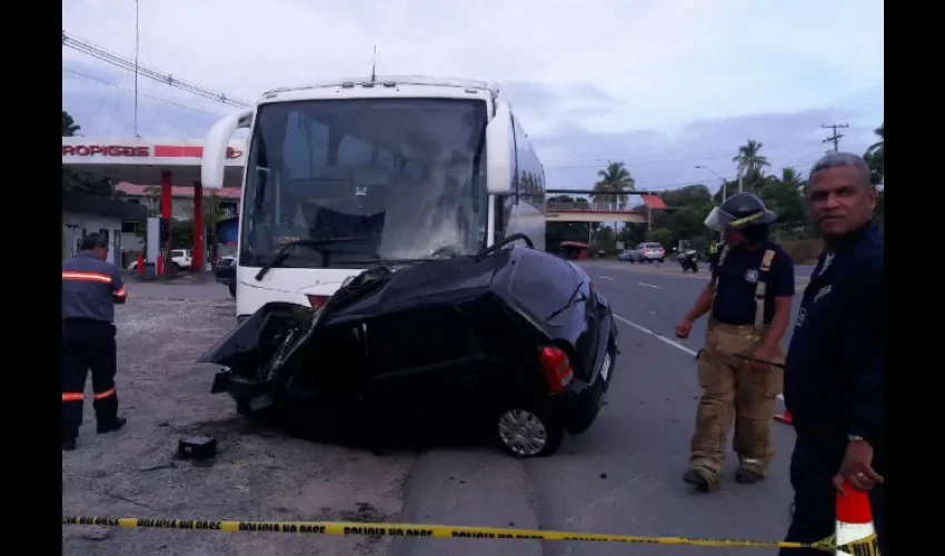 El accidente ocurrió en  La Ermita.