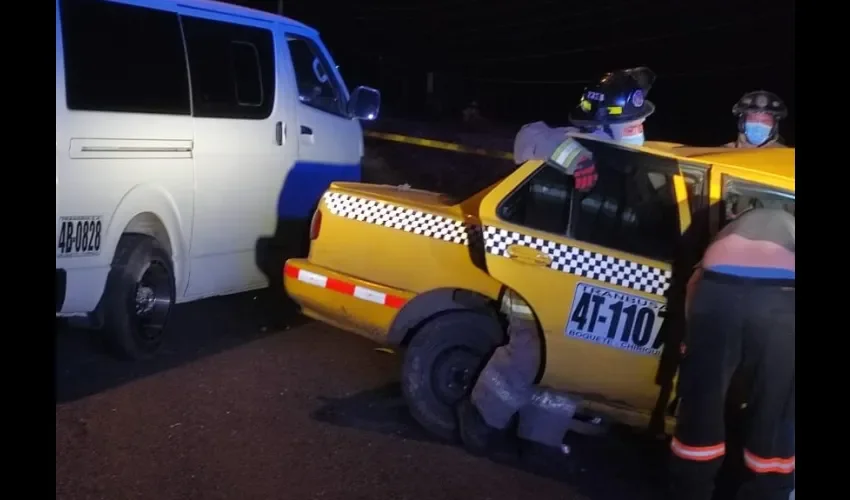 Foto ilustrativa del accidente. 