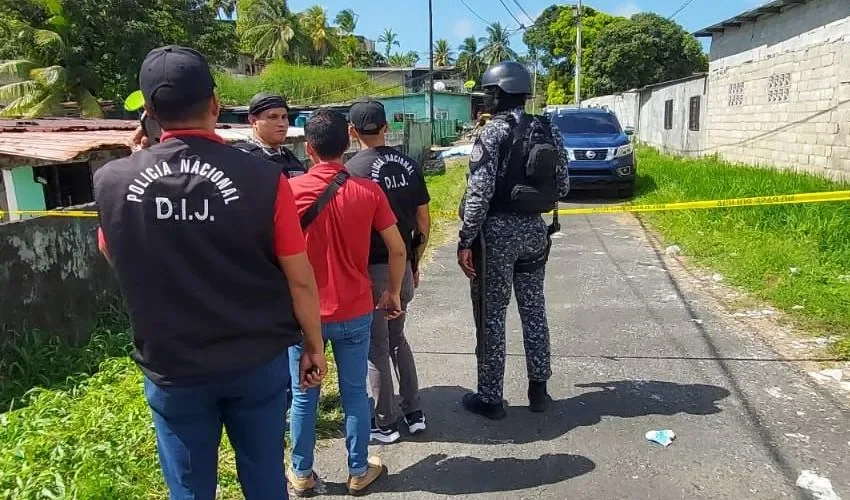 Vista del área del incidente. 