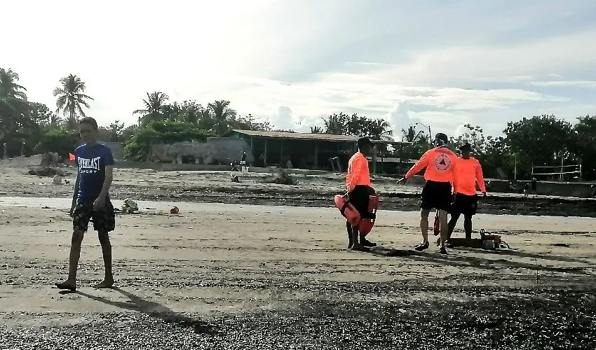 Personal voluntario en las áreas de cobertura. 