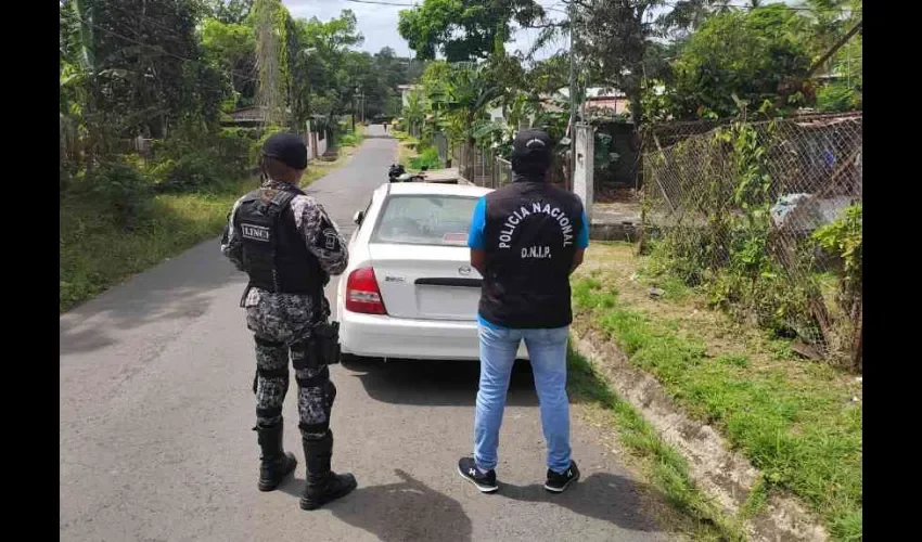 Recuperaron este auto en Quebrada Ancha. 
