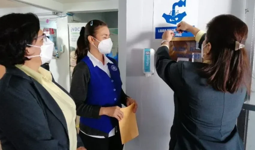 Vista del personal especializado.