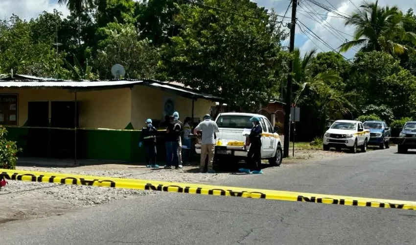 Vista del área del accidente.