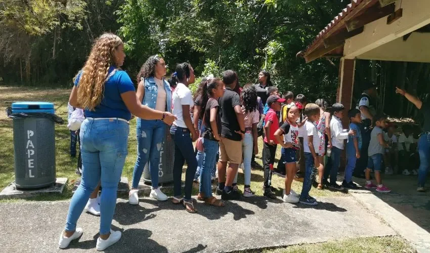 Vista de los niños participantes. 