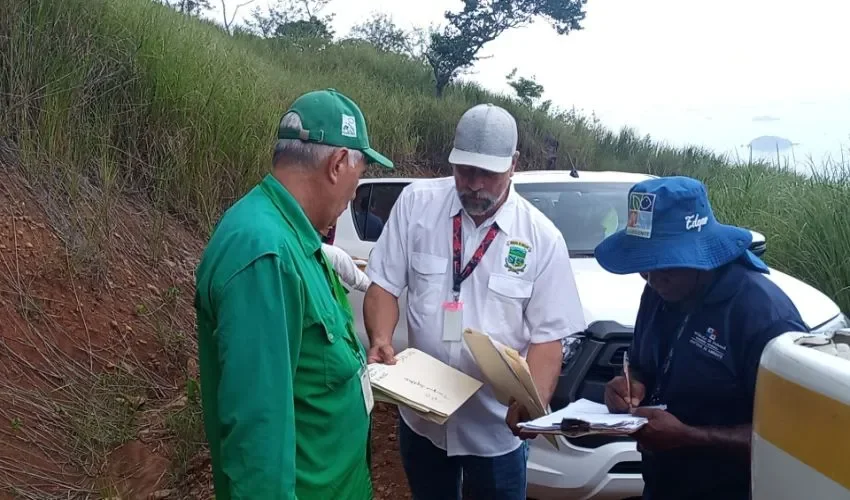 Vista de la inspección. 