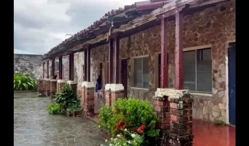 El deterioro de la histórica y pintoresca posada es evidente. 