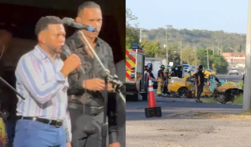 Alejandro Torres en tarima. 