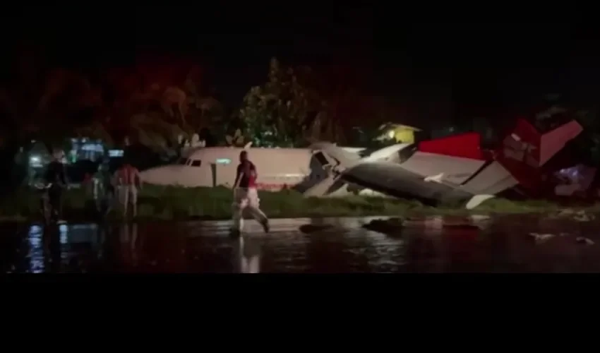 Fotocaptura del accidente. 