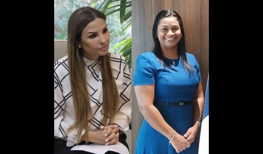 Ana Fábrega y Otilia Rodríguez. Foto: Senniaf y Presidencia de la República. 