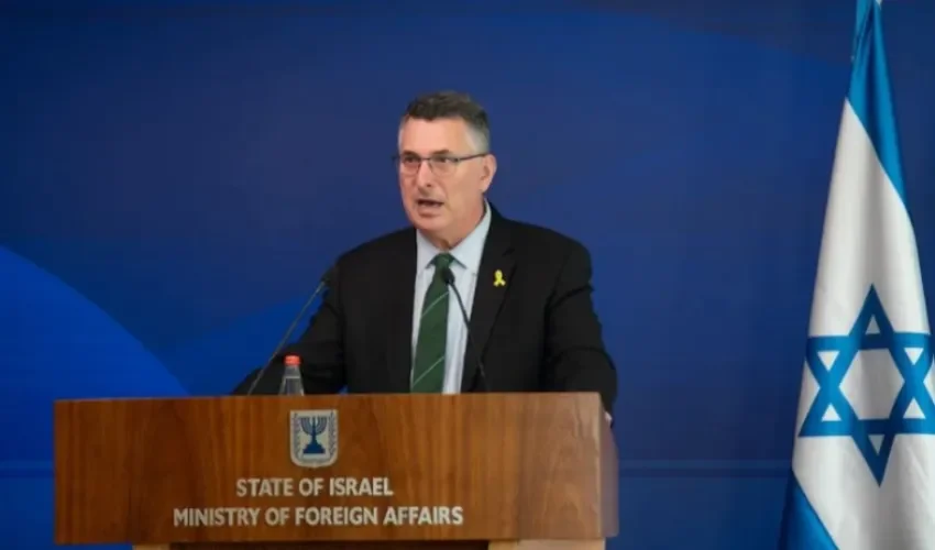 Ministro de Asuntos Exteriores israelí, Gideon Saar. Foto: EFE.