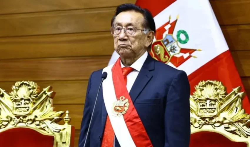 José María Balcázar, presidente de Perú. Foto: EFE. 