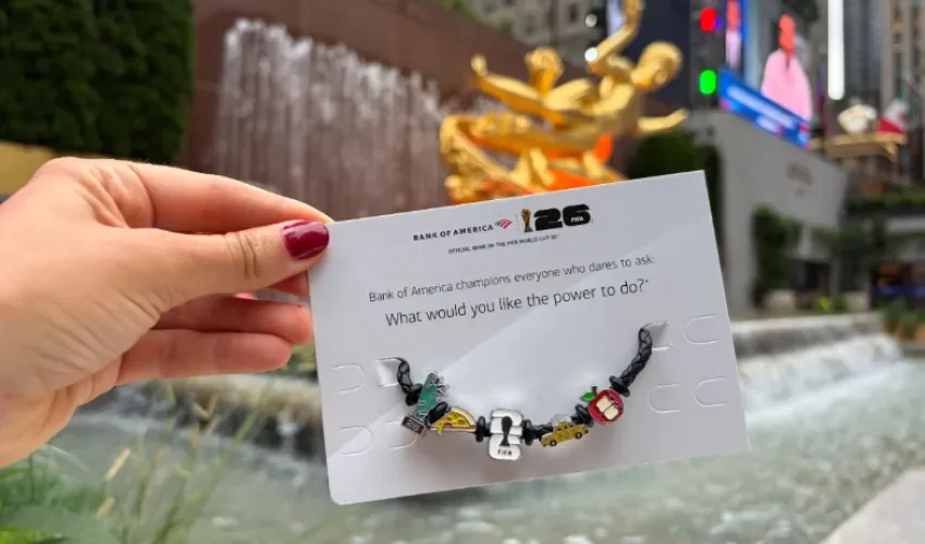 Fotografía que muestra una pulsera en Nueva York (Estados Unidos). EFE/ Estefanía Medina Manzano