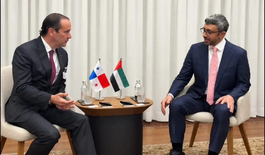 Foto captura de video de la Cancillería de Panamá. 