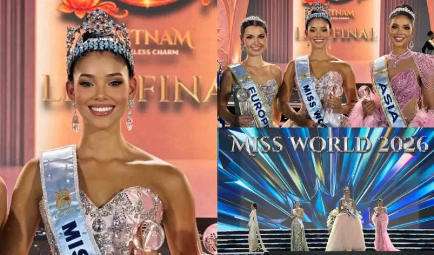 Fotos: Miss World/EFE. 
