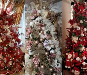 Decoración de arbolitos de Navidad, un negocio próspero 