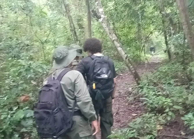  Rescatan a persona extraviada en el Parque Nacional Camino de Cruces 