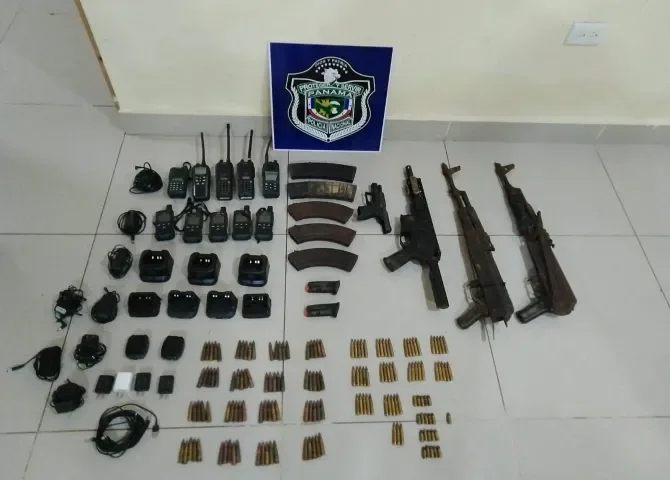  Decomisan armas en El Pito de Soná; hay un sujeto detenido 