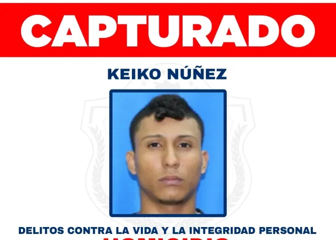  Aprehenden a Keiko en Costa Rica; era uno de los más buscados por homicidio 