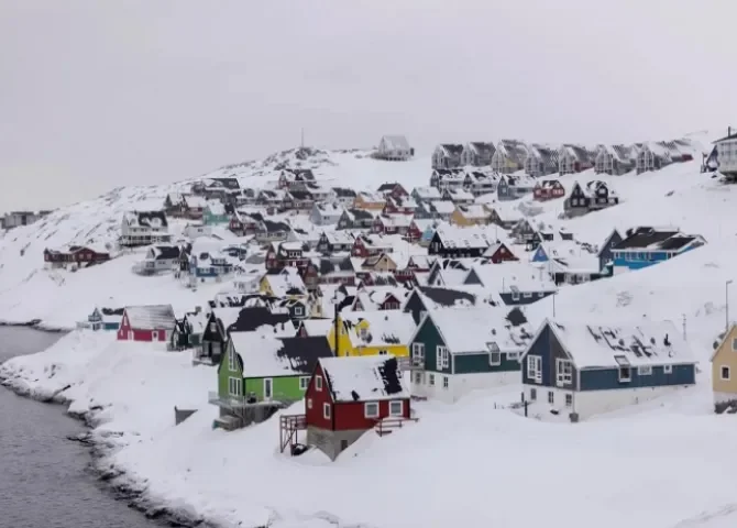  Vista general de la zona de Myggedalen en Nuuk en Groenlandia, en una imagen de archivo. EFE/Christian Klindt Soelbeck 