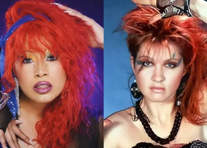  ¡Icónica! Cyndi Lauper se rinde ante el arte de la maquilladora panameña Aztinay y lo comparte en redes 
