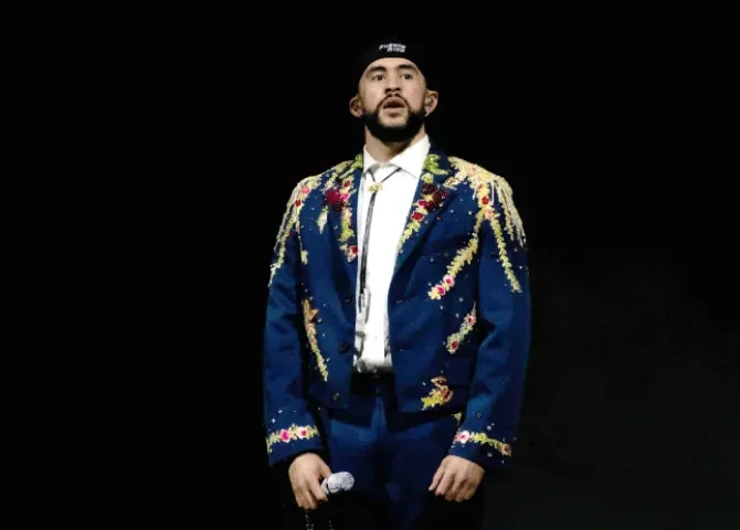  Fotografía de archivo fechada el 07 de junio de 2024 del cantante Bad Bunny. EFE/Enid M. Salgado Mercado 