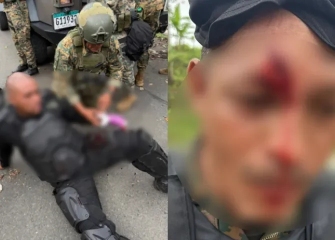  ¡A uno le dieron con un machete! Unidades del Senafront resultan heridas durante protestas en Darién 