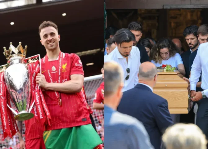  El fútbol portugués y Liverpool se despiden con gran dolor de Diogo Jota 