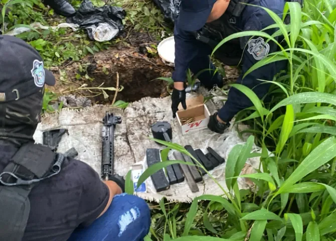  Hallazgo de un fusil y proveedores en San Miguelito 