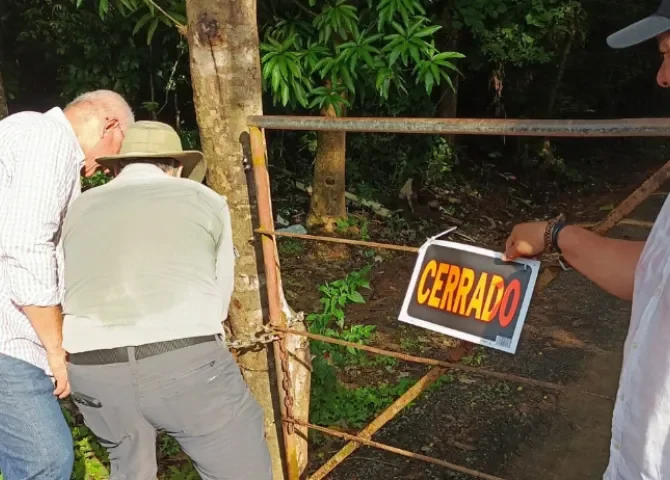  Cierran vertedero de Macaracas  