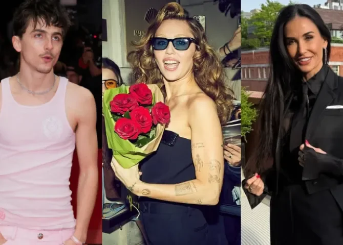   Miley Cyrus, Demi Moore y Timothée Chalamet recibirán estrellas en el Paseo de la Fama  