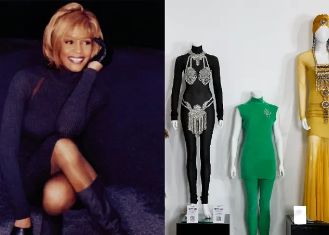 Un traje que Whitney Houston usó en un concierto es subastado por 22.400 dólares 