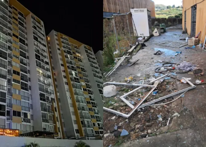   Tres heridos tras siniestro en edificio de la Ricardo J. Alfaro  