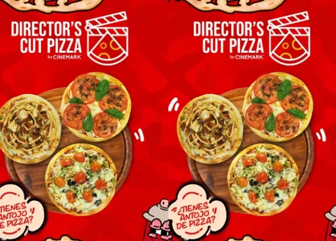  ¡Una pizza de película! Cinemark lanza DIRECTOR'S CUT PIZZA en Panamá 