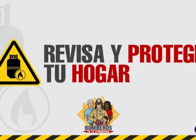  Nueva campaña de los Bomberos busca prevenir incendios y fugas de gas en hogares 