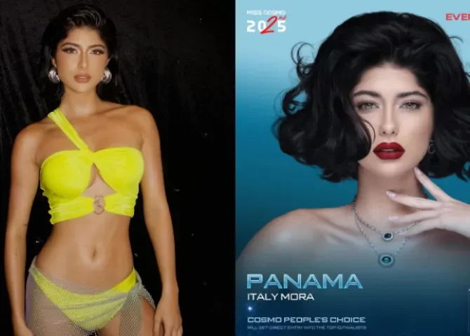  Italy Mora pisa fuerte en Miss Cosmo International: Glamshot, Top 5 en Swimsuit y votaciones abiertas 