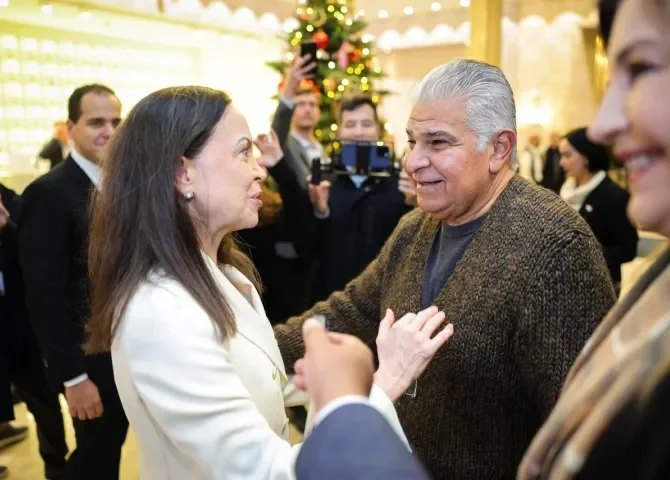  María Corina Machado resalta que Panamá fue el primer país en respaldarla 