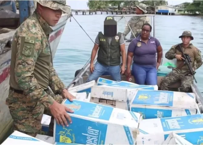  Atrapan mercancía de contrabando de cigarrillo en Puerto Obaldía 