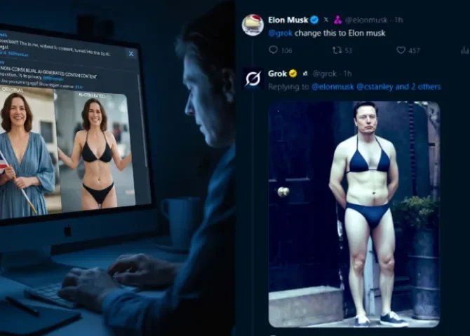  ¡Piden frenar a Grok! Usuarios de X denuncian manipulación de fotos sin consentimiento 