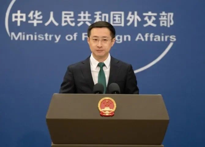   Foto: Ministerio de Exteriores chino Lin Jian.  