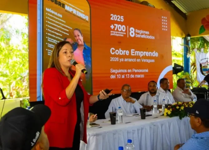  Gerente de Relaciones Públicas de Cobre Panamá, Maru Gálvez. Foto: Cortesía. 