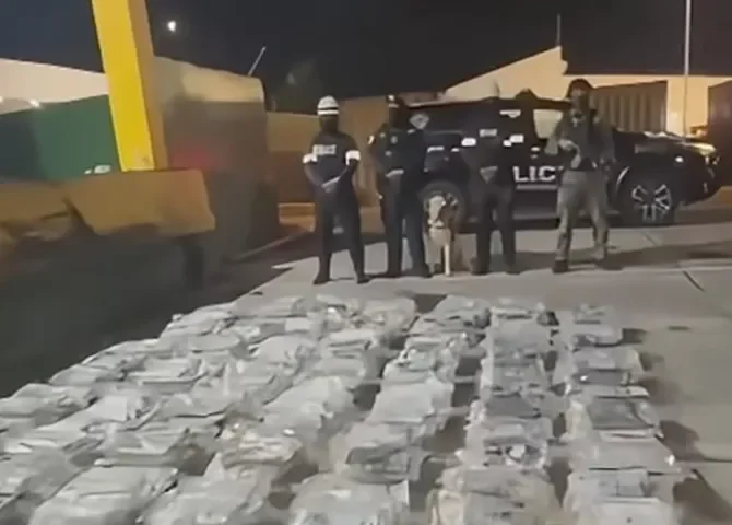  Droga oculta en contenedor es detectada en puerto de Colón 
