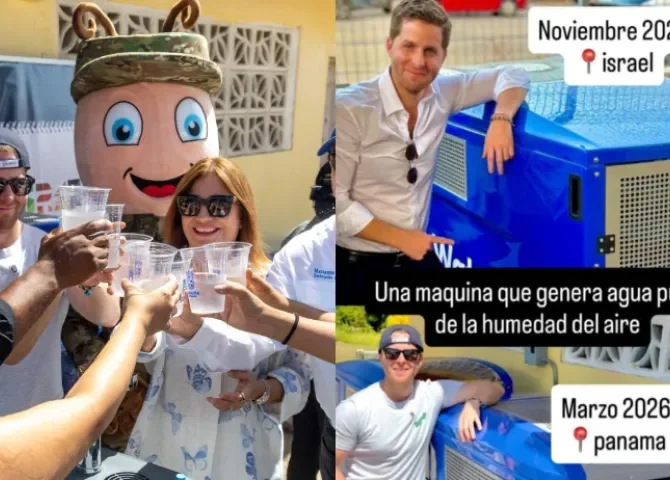  Residentes de Isla Pedro González ya tienen agua potable por primera vez gracias a tecnología que convierte el aire en agua 