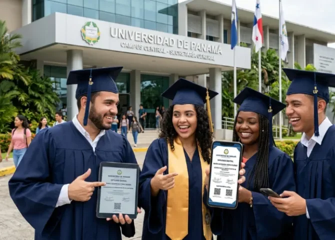  La Universidad de Panamá se suma a lo digital: diplomas y certificados ahora serán electrónicos 