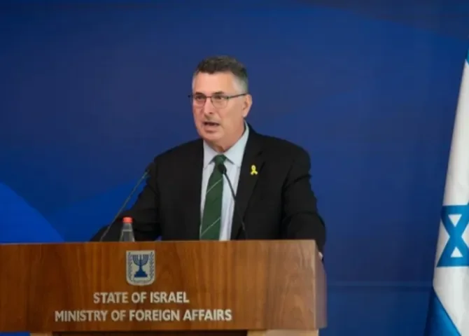   Ministro de Asuntos Exteriores israelí, Gideon Saar. Foto: EFE.  