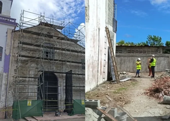   Avanzan trabajos de restauración en la Iglesia San Felipe y Capilla San Juan de Dios  