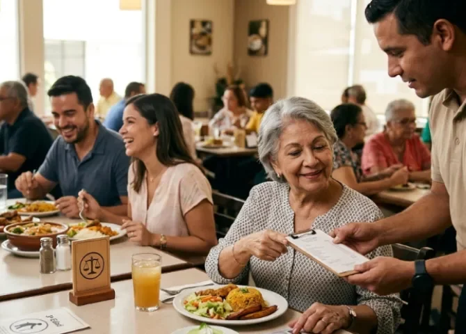 ¡No todo entra en el descuento! Acodeco aclara las reglas para jubilados en restaurantes 