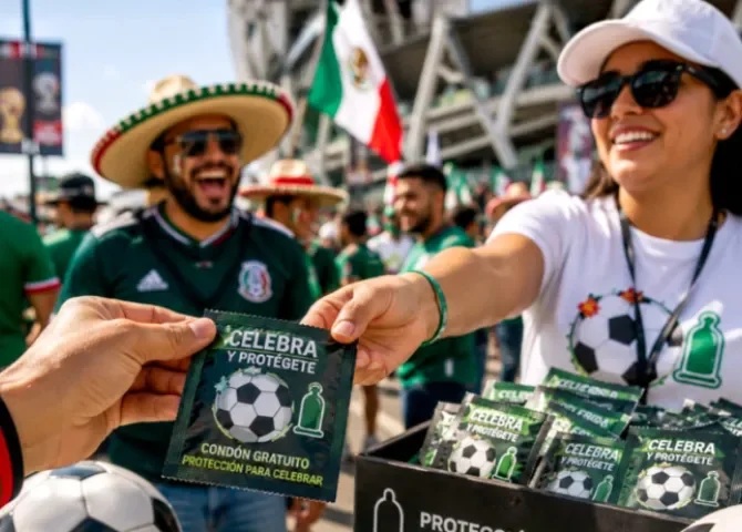   México se prepara para el Mundial con 7 millones de condones gratuitos  